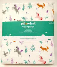 Pillowfort Toddler 3-Piece Sheet Set Mystic Menagerie 100 Cotton