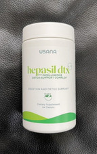USANA Hepasil DTX 84 tablets/bottle New/Sealed  Exp 11/2026