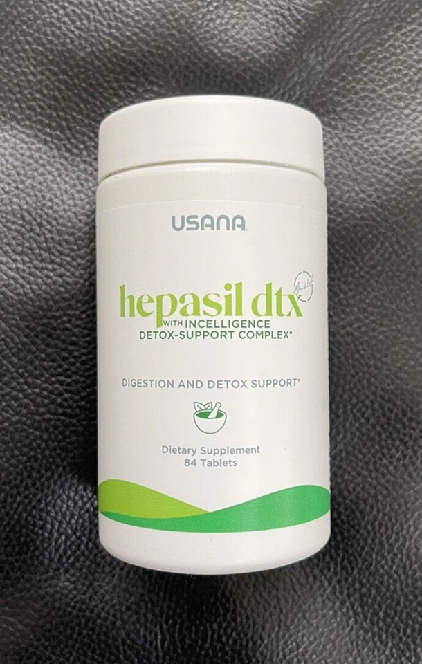 Pack de 2 USANA Hepasil DTX (84 comprimidos/botella) Nuevo/sellado ~ caducidad 07/2026 Foto 3 de 3