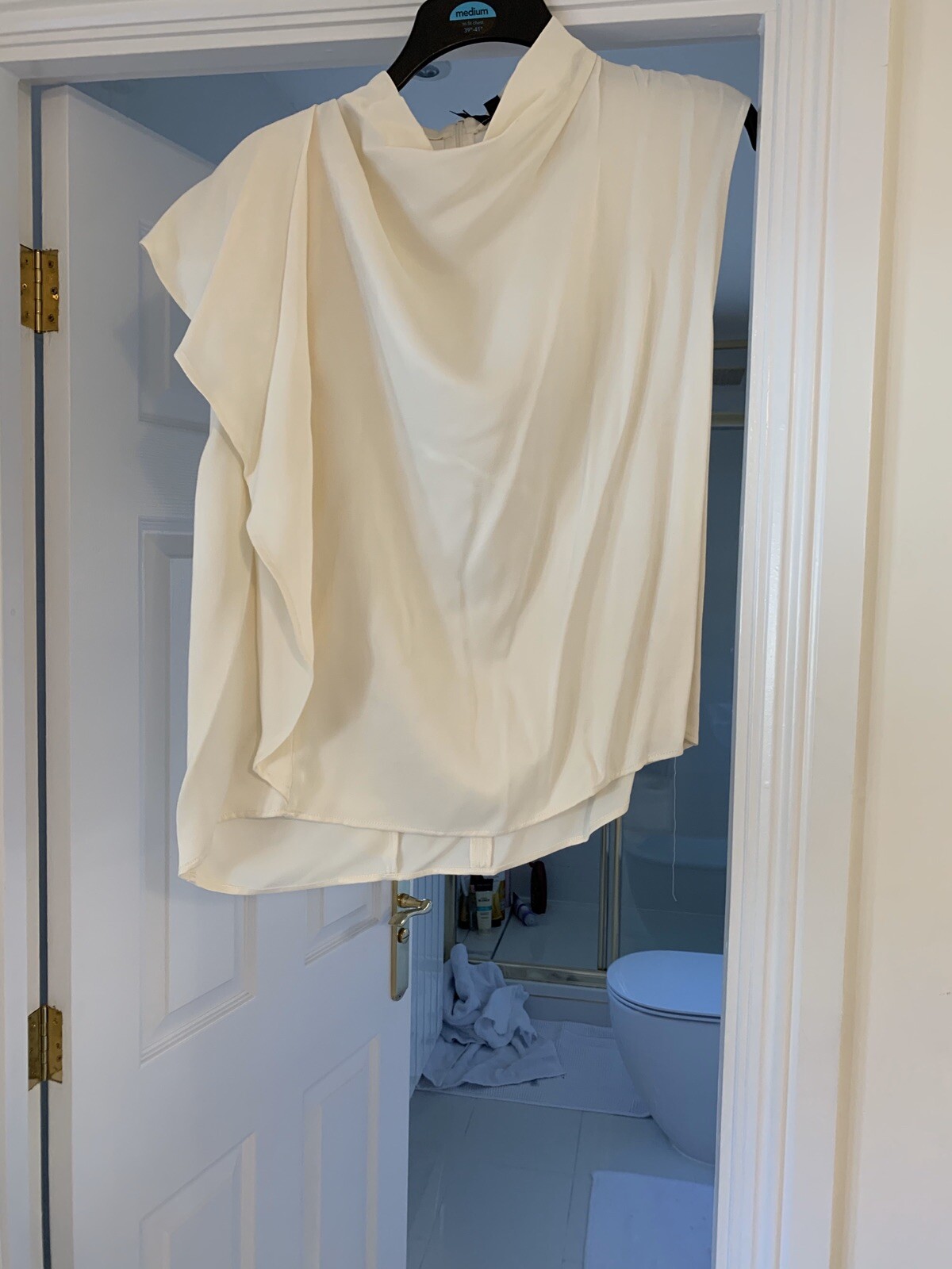 Women’s Topshop size 12 new cream exclusive blouse image 2