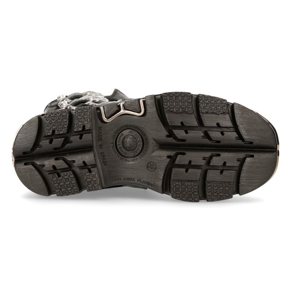 New Rock 391-S1 Unisex Schwarz Metallisch Reaktor Gothic Rock