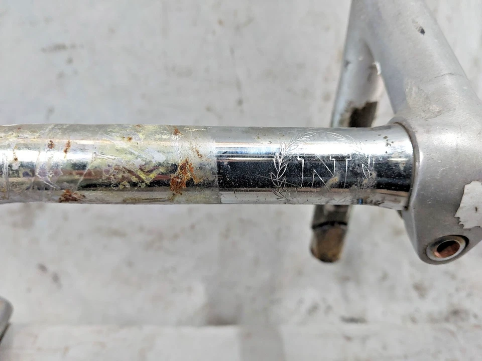 Manillar Nitto Olympiade Dropbar 1" Pluma Vástago Plata Palancas Aero ¡Envío a EE. UU.!! Foto 3 de 4