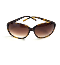FOSSIL Glam Glam Sunglasses PS3560 224 Women's 61-14-125 Tortoise Wrap Brown