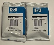 NEW SEALED Genuine HP 92 93 C9513FN BlackTri-Color Ink Cartridge EXPIRED 2008