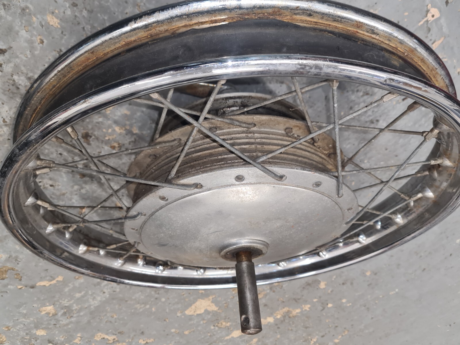 Norton front wheel eBay