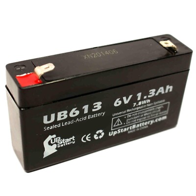 LEOCH DJW6-1.2 Battery UB613 6V 1.3Ah Sealed Lead Acid SLA AGM
