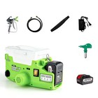 500W High Pressure Airless Sprayer Backpack Latex Paint Sprayer Gun with Battesw