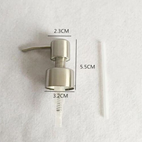 304 Stainless Steel Hand Liquid Soap Pump Dispenser Head Nozzle for Bathroom Kit - Picture 3 of 24