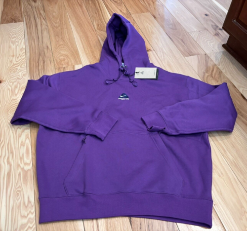 Nike ACG Therma-FIT Fleece Hoodie Purple Cosmos DH3087-599 Unisex MEDIUM