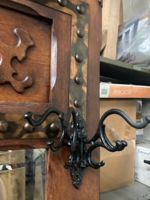 Ancien arbre en bois de caryer style Cleek 13* bois avec insert