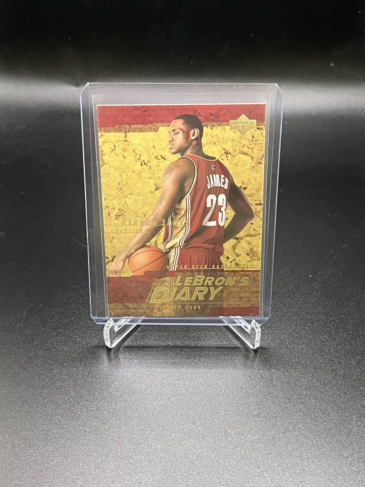 2003-04 Upper Deck UD Lebron's Diary LJ9 Lebron James RC Rookie Card