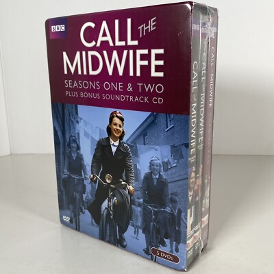 Call the Midwife Seasons One & Two DVD 2013 Set 5 Discs Bonus CD New Sealed