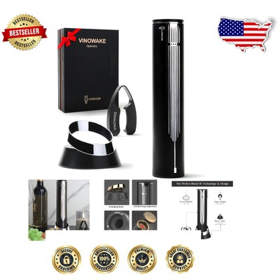 Automatic Wine Bottle Opener - Rechargeable Corkscrew for Stylish Wine Lovers