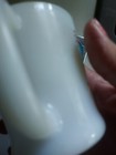 Vintage Fire King Milk Glass Meal Prayer "Bless this Food" Coffee Mug Cup — photo 8