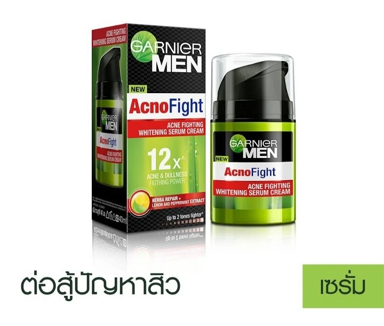 40ml Garnier Men Face Moisturiser Acno Fight Serum Acne Cream