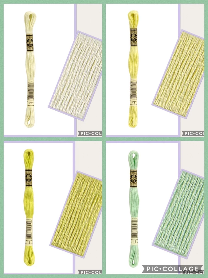 DMC NEW NUMBERS 01 to 35 STRANDED COTTON SKEINS/THREADS - FREE POST - Image 4 of 4