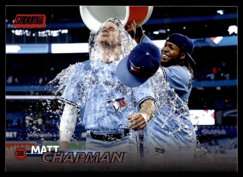 2023 Stadium Club Matt Chapman #218 Red Foil Toronto Blue Jays