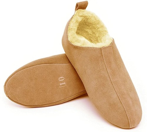 Men's Sheepskin Slippers of Soft Sole 