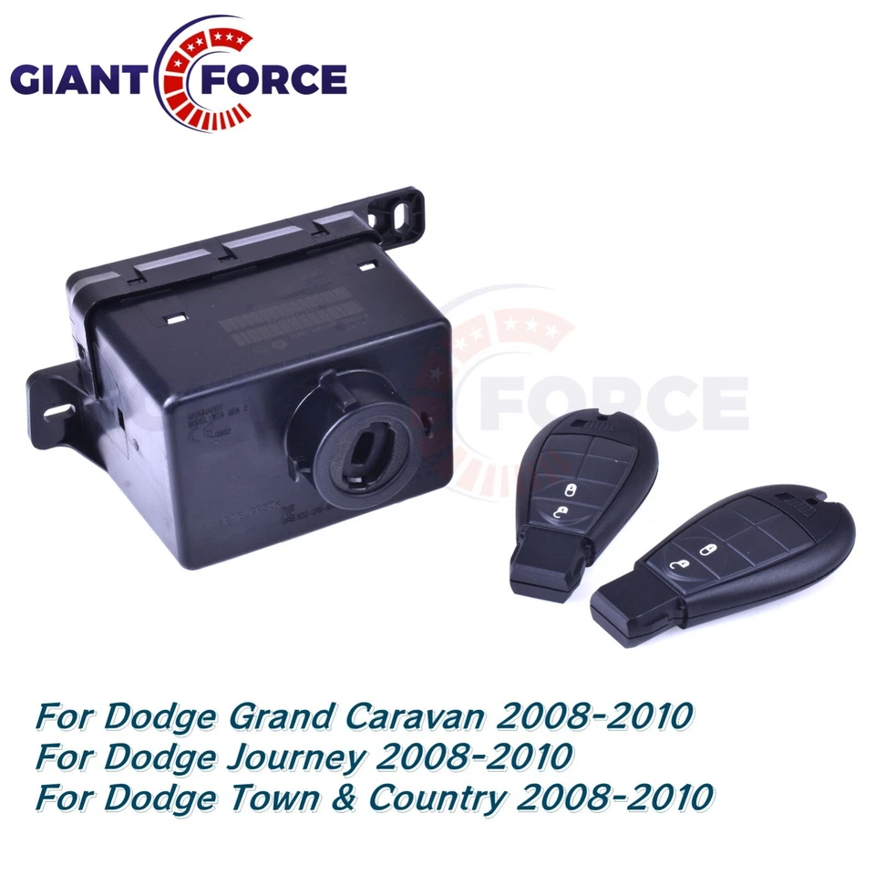 Receptor de interruptor de encendido inalámbrico OEM con 2 teclas para Dodge Grand Caravan 2008-2010 Foto 3 de 4