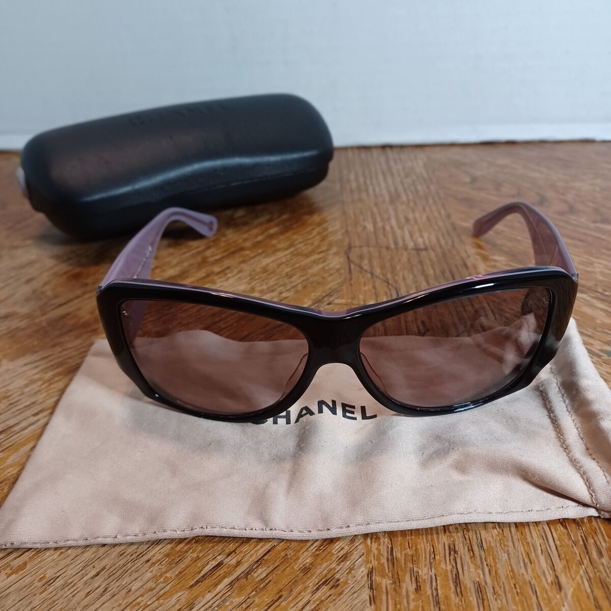 Ærlig Pind beskyldninger chanel Seeing/prescription sunglasses With Original Hard Case And Dustbag |  eBay