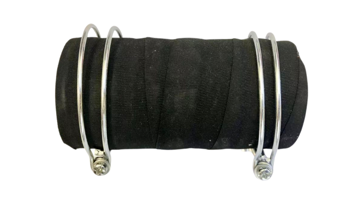 FOR 1938 PLYMOUTH DODGE DESOTO CHRYSLER NEW RADIATOR HOSE KIT W/ CHROME CLAMPS E - Foto 11