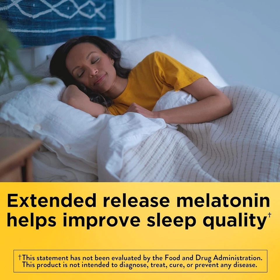 Comprimidos de melatonina Nature Made 4 mg suplementos de ayuda para dormir sin drogas. 90 Comprimidos Foto 3 de 4