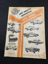 vtg 1978 mid america Enterprise corvette  catalog