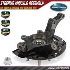 Front Right Wheel Hub Bearing & Knuckle Assy for Nissan Altima 2002-2006 L4 2.5L