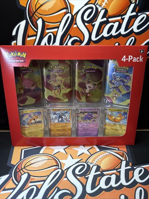 #ad Pokemon Scarlet amp; Violet 151 Sams Club 4 Mini Tins 4 Promo Cards Bundle NEW $100.00