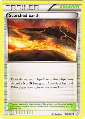 x4 Scorched Earth - 138/160 - Uncommon Pokemon XY Primal Clash M/NM