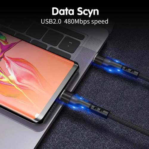 Heavy Duty Type C to Type C Cable Fast Charge PD 100W Braided USB C Cables Lead - Picture 9 of 17