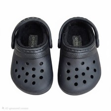 Crocs Toddler Classic Black Clog Size C4 Slip-On Sandals Kids Shoes