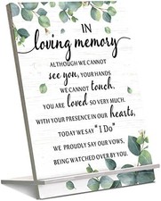 In Loving Memory Wedding Sign Acrylic Memorial