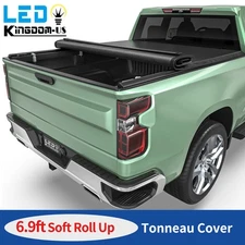 6.9ft Bed Soft Tonneau Cover Roll Up for 2020-2026 Chevy Silverado 2500HD 3500HD