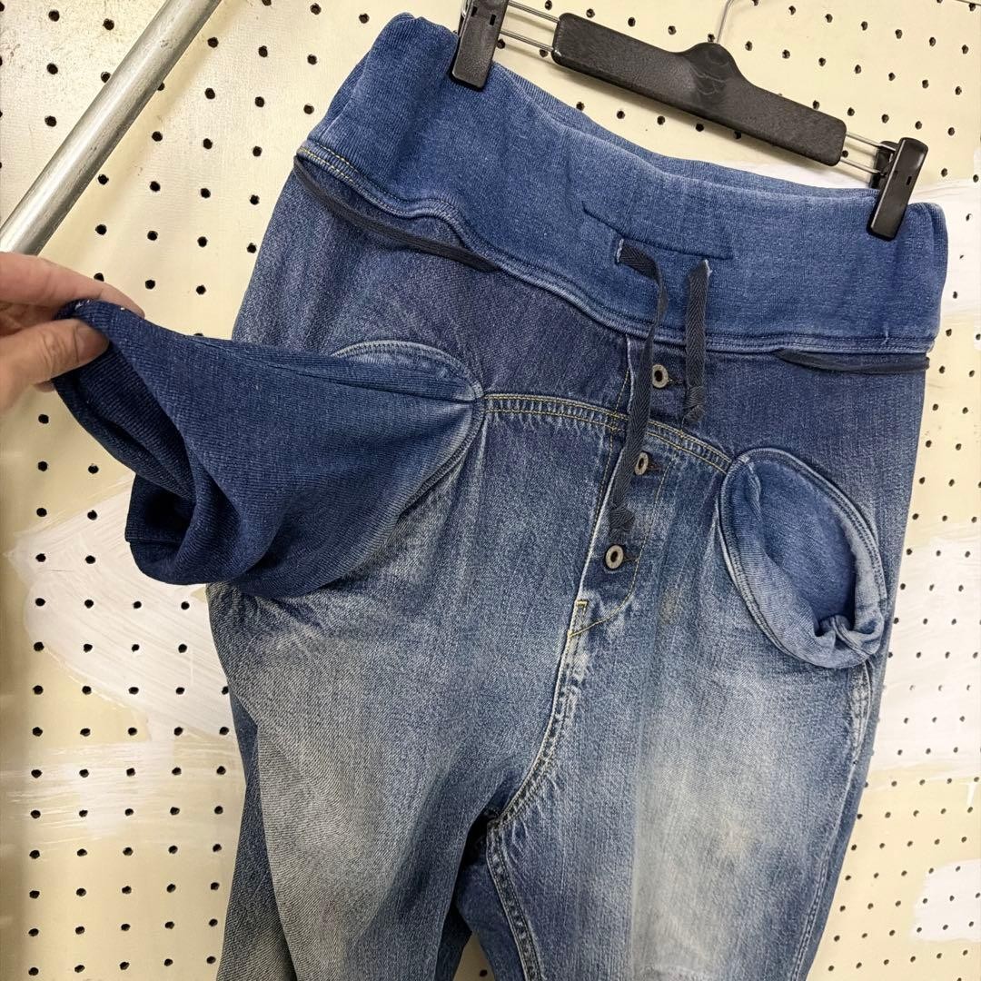 Kapital Capital Early 2000 Denim X Sweat Docking Pants thumbnail 11