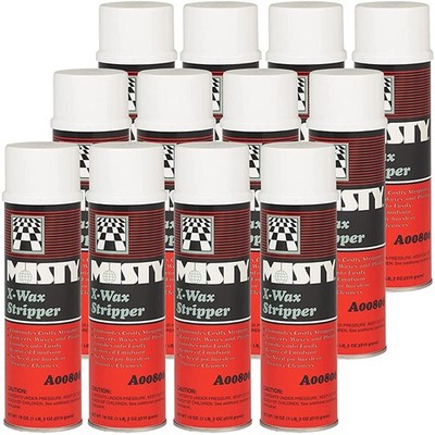 MISTY X-Wax Stripper - 18 oz (Case Of 12) 1033962 - Great For Tile, Wood,