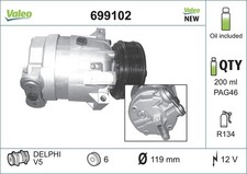 KLIMAKOMPRESSOR FÜR OPEL ASTRA G CARAVAN (T98) - VALEO 699102