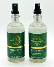 2 Bath & Body Works Aromatherapy Stress Relief Eucalyptus Spearmint Pillow Mist