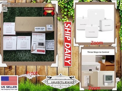 Genuine Switchbot Hub Mini With 3 Smart Button Pushers Bundle W0202200-HBWT 