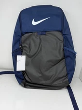 NIKE BRASILIA 9.5 TRAINING BACKPACK XL 30L NAVY BLACK WHITE TIEMPO DM3975-410