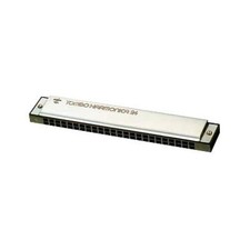 Tombo Harmonica MBO Double Tongue C MBOW 24 Holes Musical Instrument