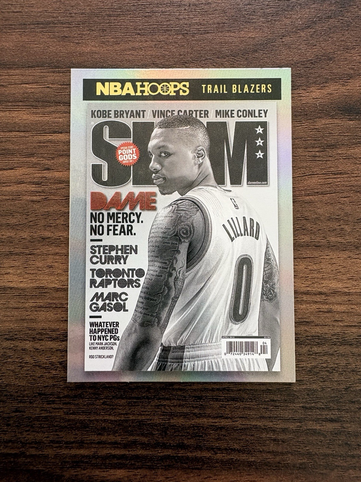 2020-21 Panini NBA Hoops - Slam Damian Lillard #16 Holo SP NM