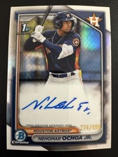 2024 Bowman Chrome #CPA-NOC Nehomar Ochoa Jr. Prospect Auto /499