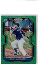 Green Wave Zach Mckinstry Prizm 2022 Refractor rookie Baseball Card
