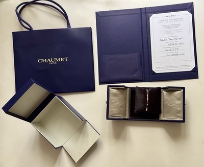 CHAUMET bee my love bracelet 18K Rose Gold 170mm original owner $6200 retail