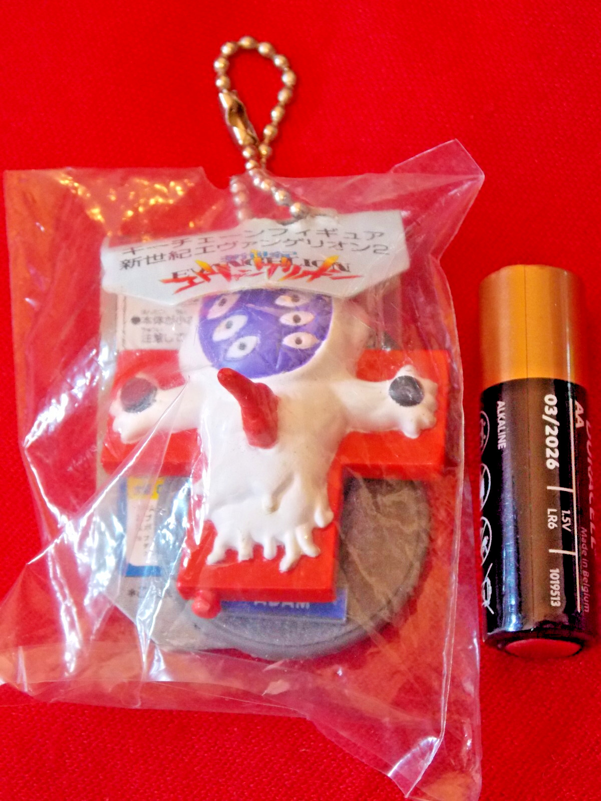 ⭐MINI FIGURA MASCOTA SELLADA SEGA EVANGELION ADAM SD ALTURA 2" 5 cm ANIME UK