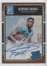 2016 Donruss Optic Rated Rookie Bronze Signatures Kenyan Drake #181 Auto 5w7