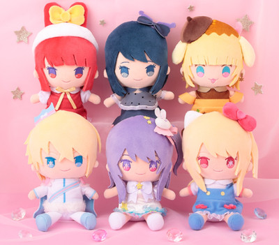 Sanrio Characters Oshi No Ko Aqua Ruby Ai Plush Doll Munyugurumi Set Of 6 New