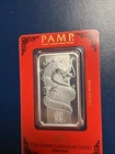 1 oz Silver Bar - PAMP Suisse - 2012 - Year of the Dragon (In Assay)