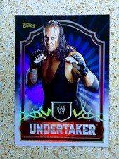 2011 Topps WWE Classic Undertaker Wrestling Card #72 Refractor Phenom Deadman